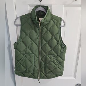 Jcrew Quilted Vest Size Medium